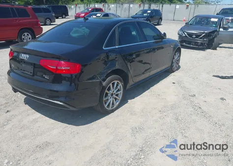 2014 Audi A4 2.0T Premium from USA, damaged, VIN WAUFFAFL3EN038278